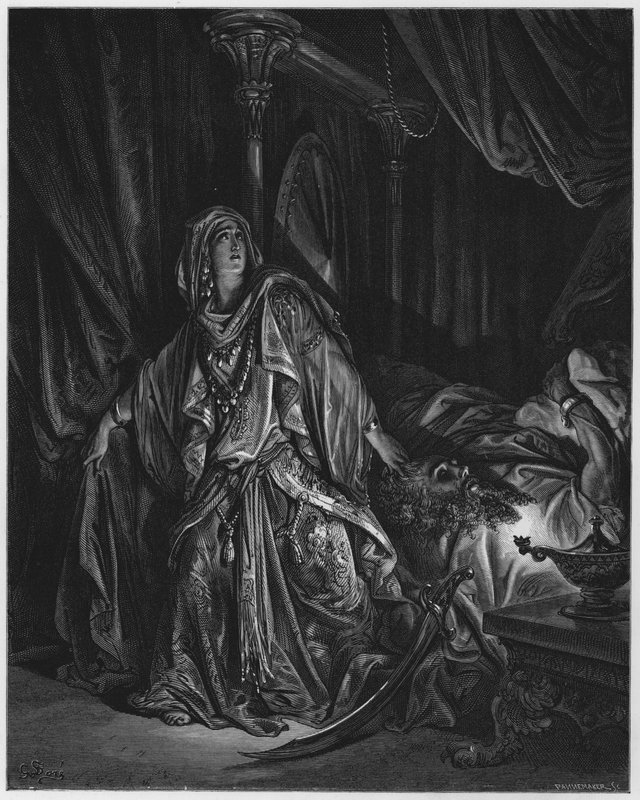 Gustave Dore Bibelen: Judith og Holofernes av Gustave Dore