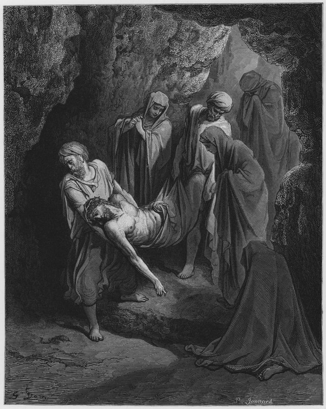 Gustave Dore Bibelen: Kristi begravelse av Gustave Dore
