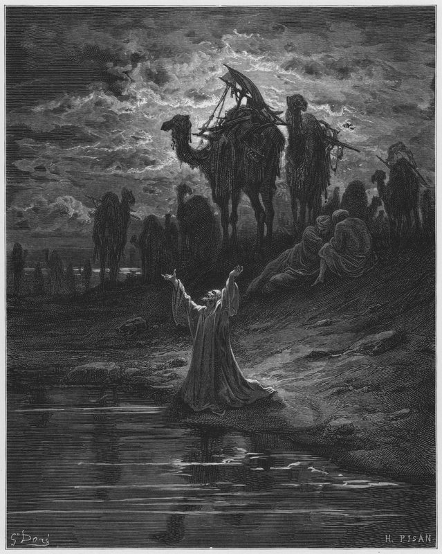 Gustave Dore Bibelen: Jakobs bønn av Gustave Dore