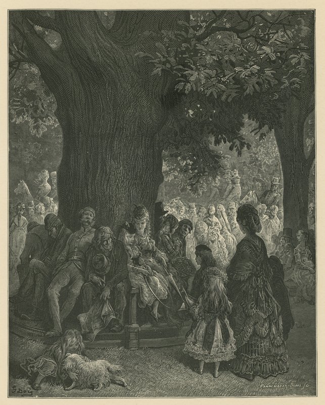Kensington Gardens, London av Gustave Dore