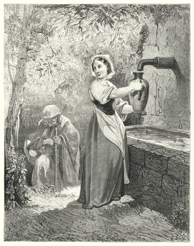 Le Avgifter; The Fairies (gravering) av Gustave Dore
