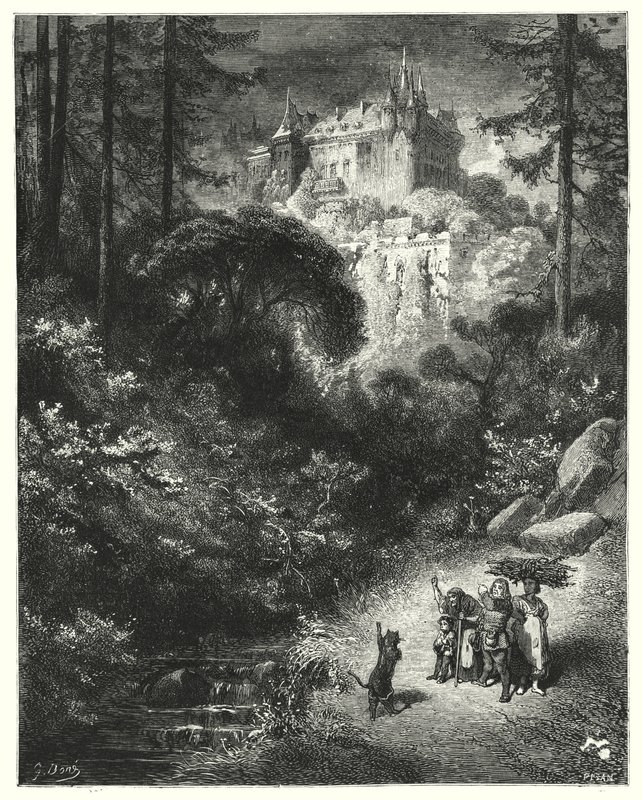 Mesterkatten eller puss i støvler; Puss i støvler av Gustave Dore