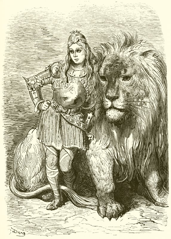 Mitaine og Oghris av Gustave Dore