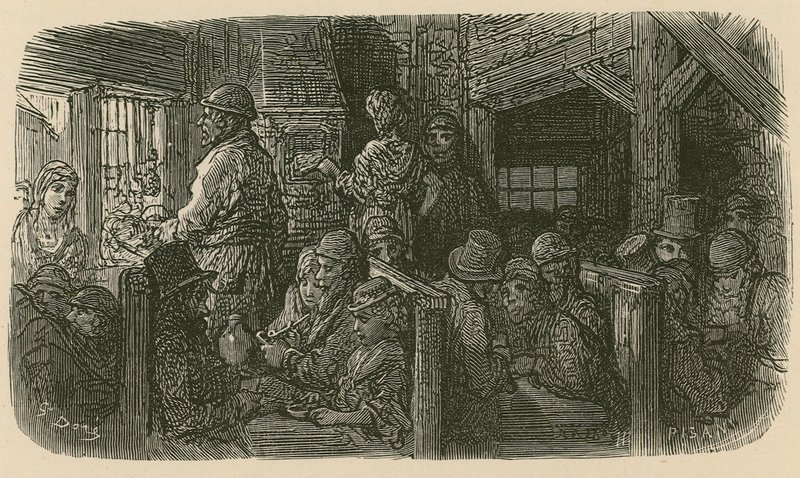 Petticoat Lane kaffebar av Gustave Dore