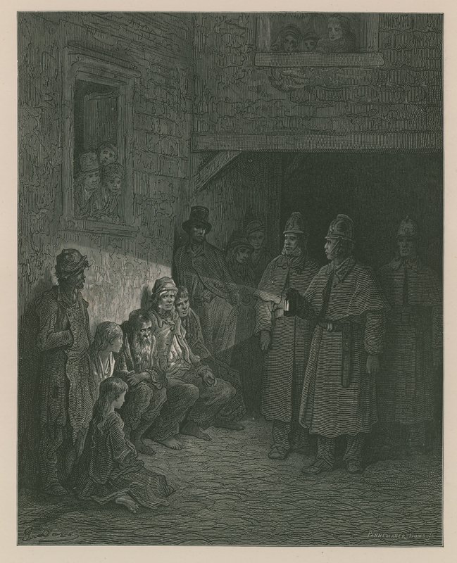 Politimenn på beatet av Gustave Dore