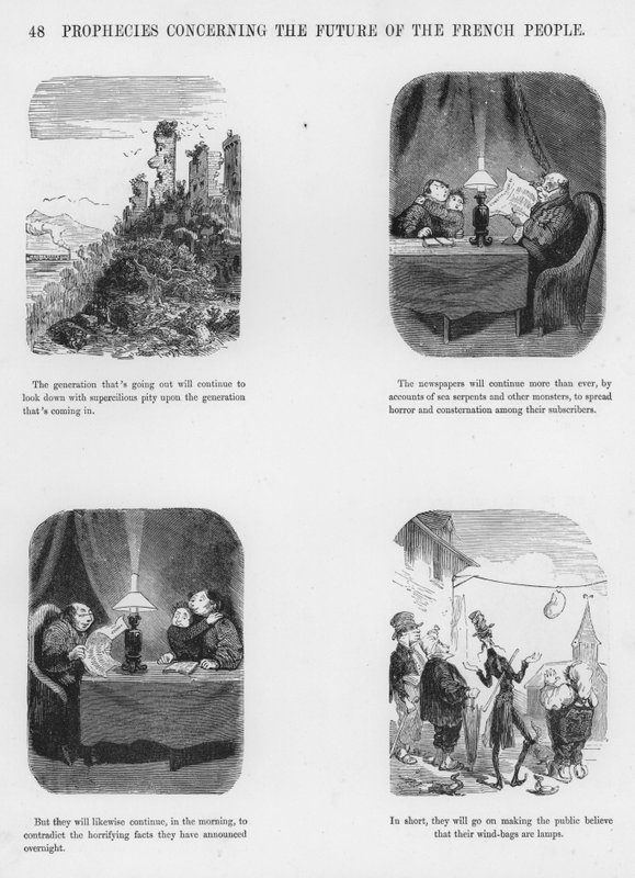 Sketcher Humorous and Grotesque av Gustave Dore (gravering) av Gustave Dore