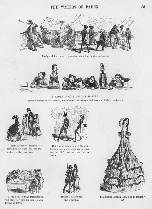 Sketcher Humorous and Grotesque av Gustave Dore (gravering) av Gustave Dore