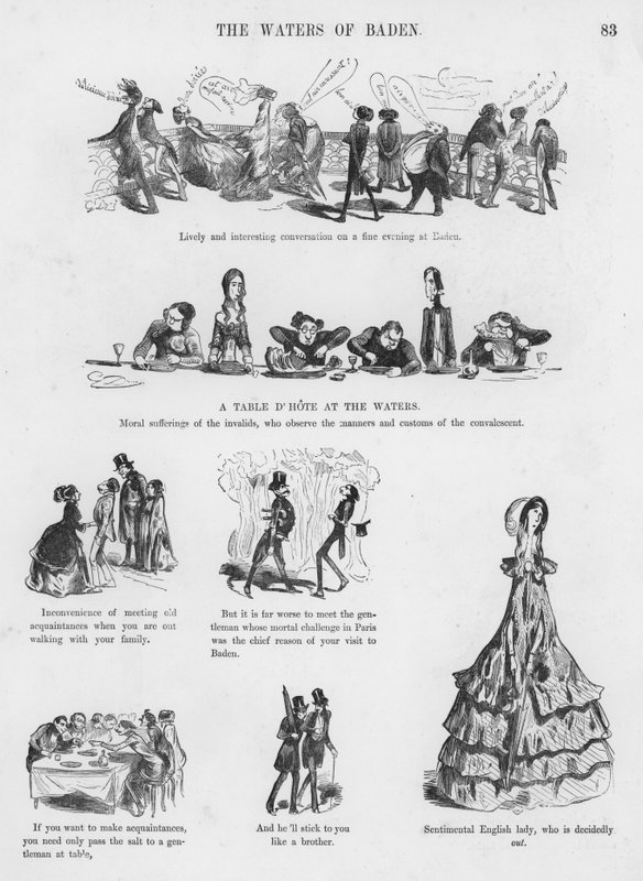 Sketcher Humorous and Grotesque av Gustave Dore (gravering) av Gustave Dore