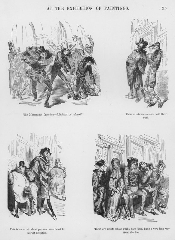 Sketcher Humorous and Grotesque av Gustave Dore (gravering) av Gustave Dore
