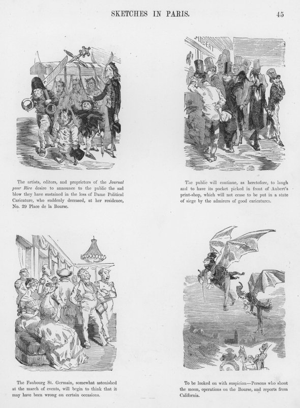 Sketcher Humorous and Grotesque av Gustave Dore (gravering) av Gustave Dore