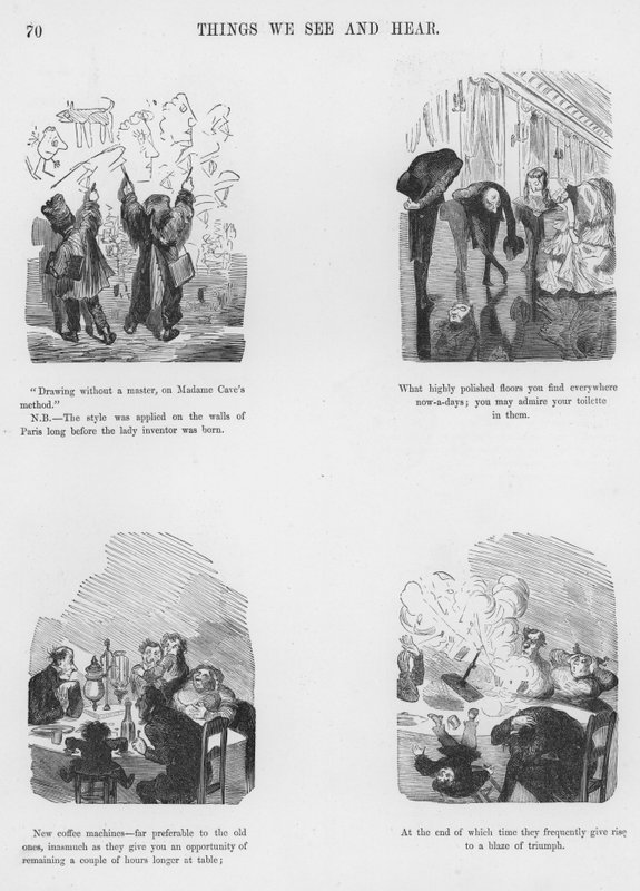 Sketcher Humorous and Grotesque av Gustave Dore (gravering) av Gustave Dore
