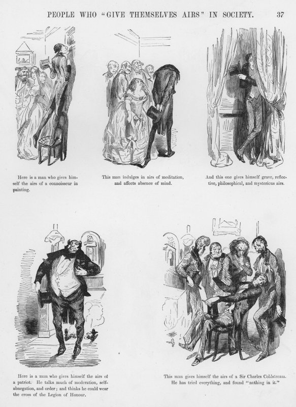 Sketcher Humorous and Grotesque av Gustave Dore (gravering) av Gustave Dore