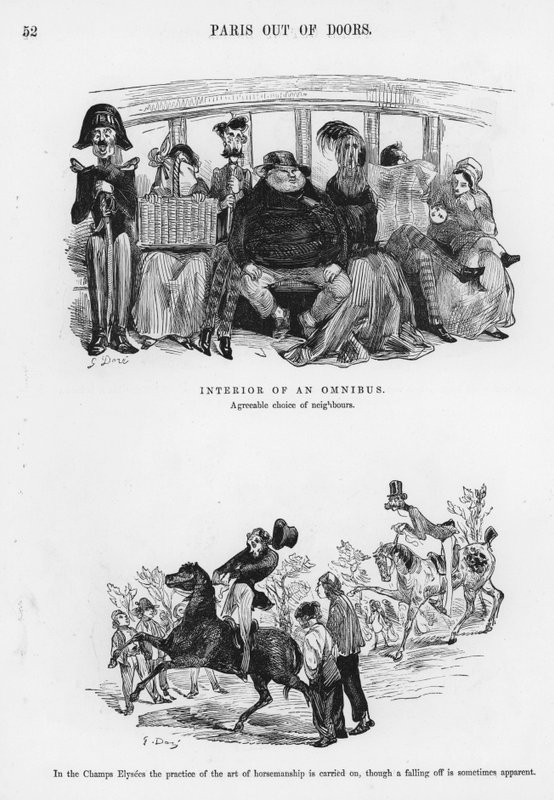 Sketcher Humorous and Grotesque av Gustave Dore (gravering) av Gustave Dore