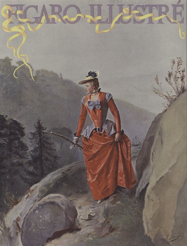 Forside av Le Figaro Illustre, august 1891 av Gustave Jacquet
