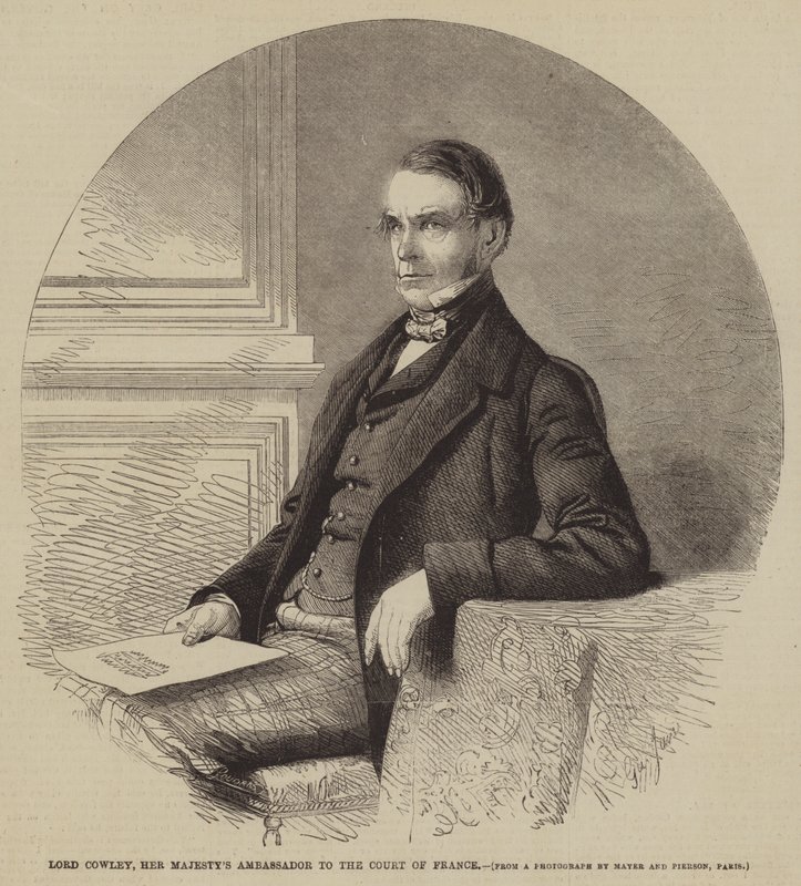 Lord Cowley, Hennes Majestets ambassadør ved domstolen i Frankrike av Gustave Janet