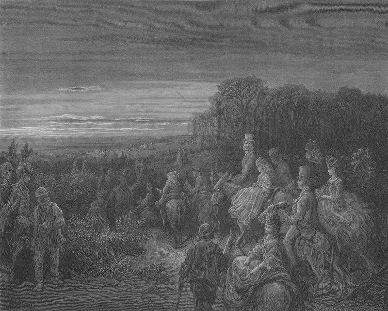 Londons omgivelser, La Bruyere De Hamstead av Gustave after Dore