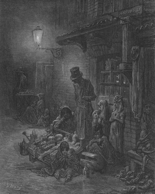 Houndsditch av Gustave after Dore