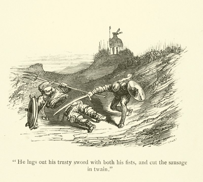 Illustrasjon for verkene til Rabelais av Gustave after Dore