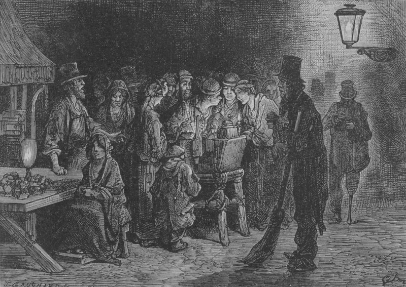 De små handelene av Gustave after Dore