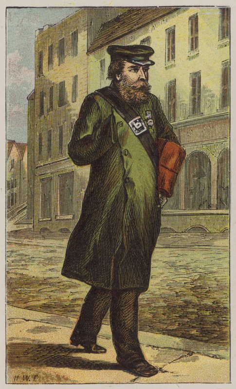 Commissionaire (farge litho) av H.W. (after) Petherick