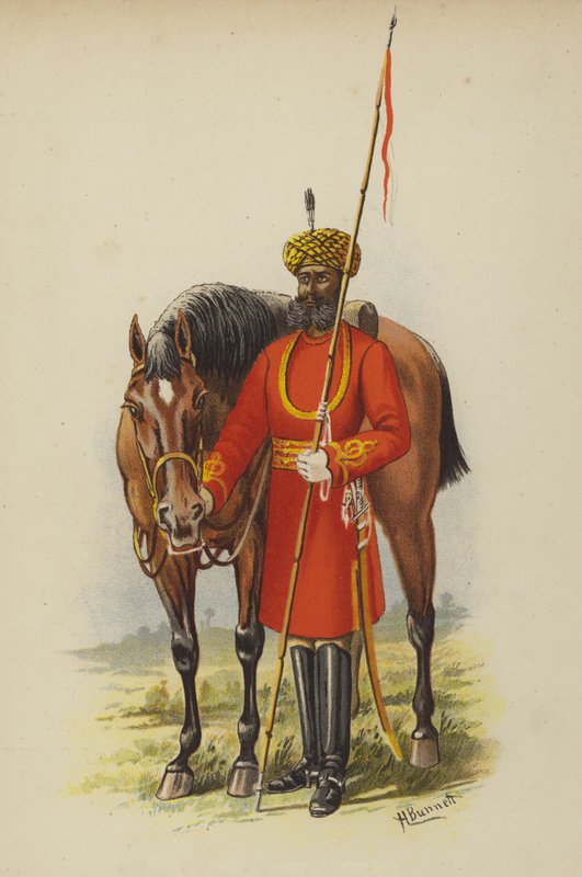 Generalguvernørens kroppsvakt, Calcutta av H. Bunnett