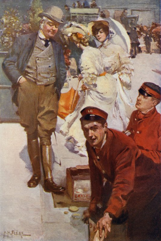 The Shoe-Black (farge litho) av H. H. Flere