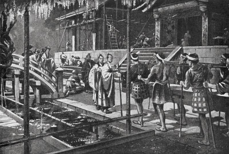 Å bygge et nytt palass for keiseren (lito) av H. M. (after) Burton