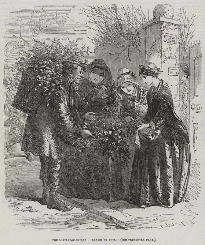 Misteltein-selgeren av Hablot Knight Browne