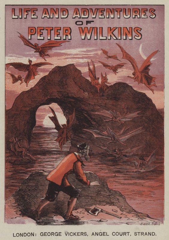 Life and Adventures of Peter Wilkins (farge litho) av after Hablot Knight Browne