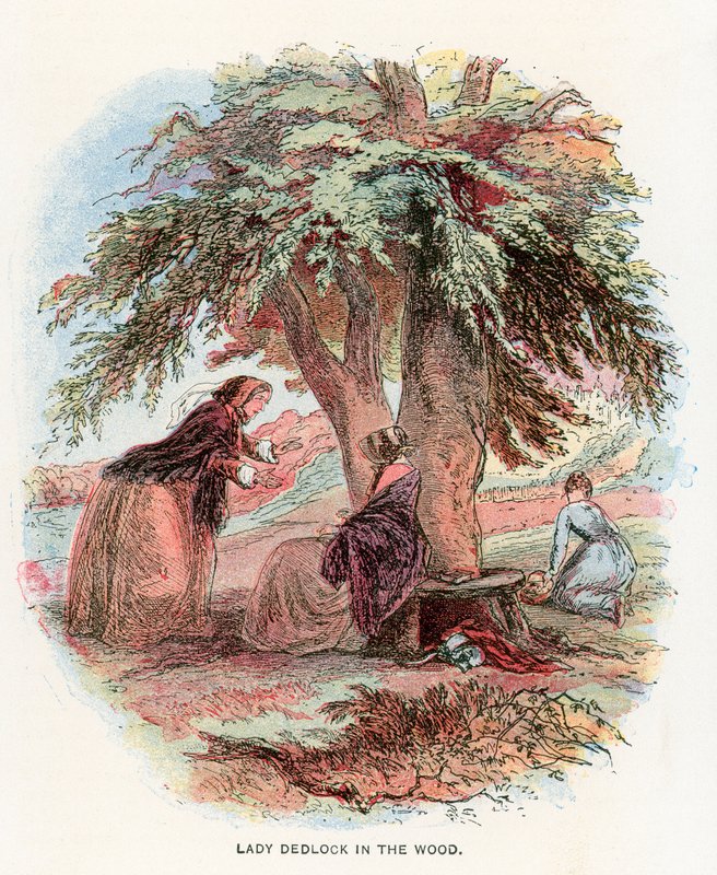 Illustrasjon for Bleak House av Hablot Knight Browne