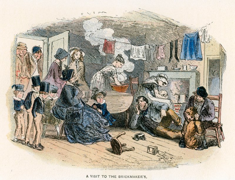Illustrasjon for Bleak House av Hablot Knight Browne