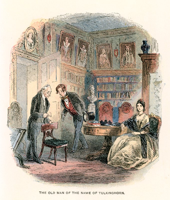 Illustrasjon for Bleak House av Hablot Knight Browne