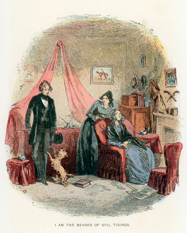 Illustrasjon for David Copperfield av Hablot Knight Browne