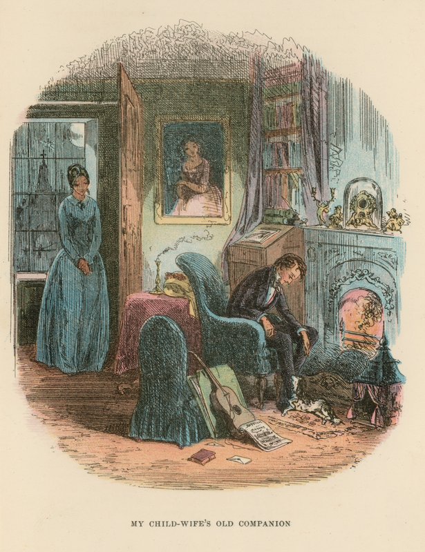 Illustrasjon for David Copperfield av Hablot Knight Browne
