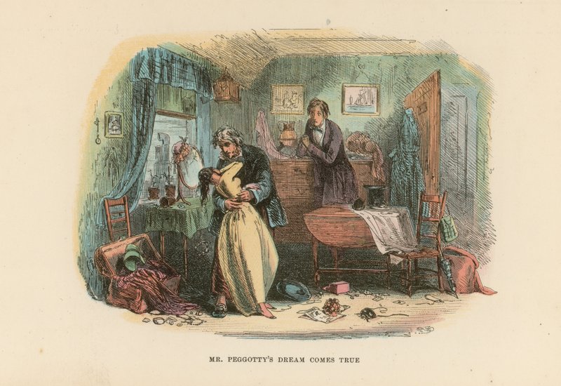 Illustrasjon for David Copperfield av Hablot Knight Browne