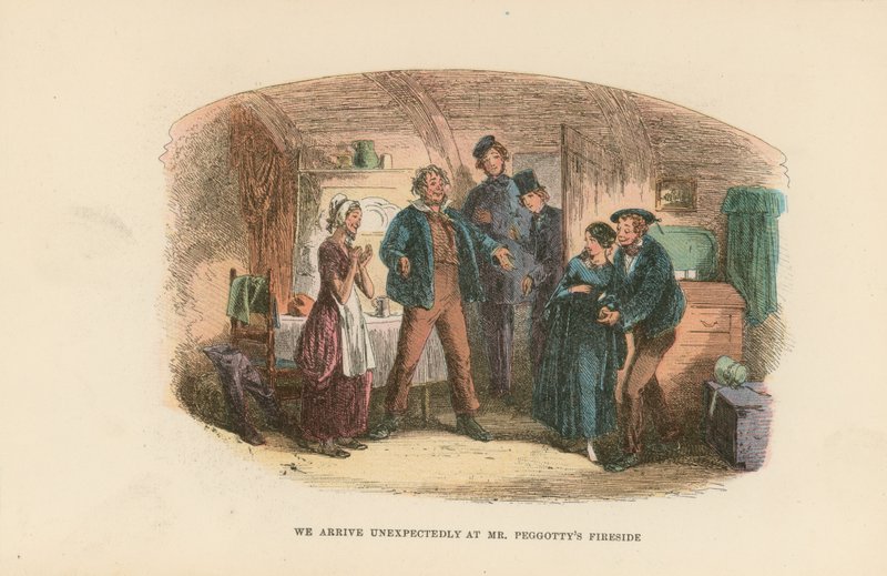 Illustrasjon for David Copperfield av Hablot Knight Browne