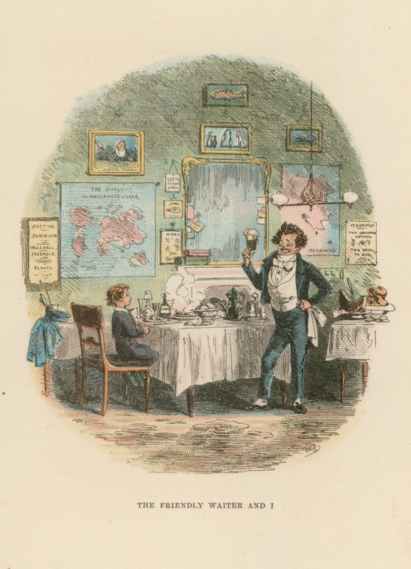 Illustrasjon for David Copperfield av Hablot Knight Browne