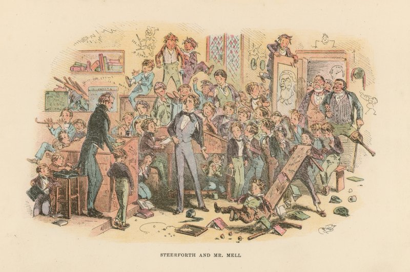 Illustrasjon for David Copperfield av Hablot Knight Browne