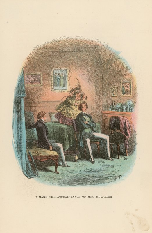Illustrasjon for David Copperfield av Hablot Knight Browne