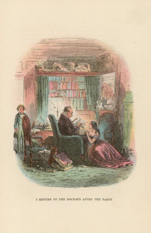 Illustrasjon for David Copperfield av Hablot Knight Browne