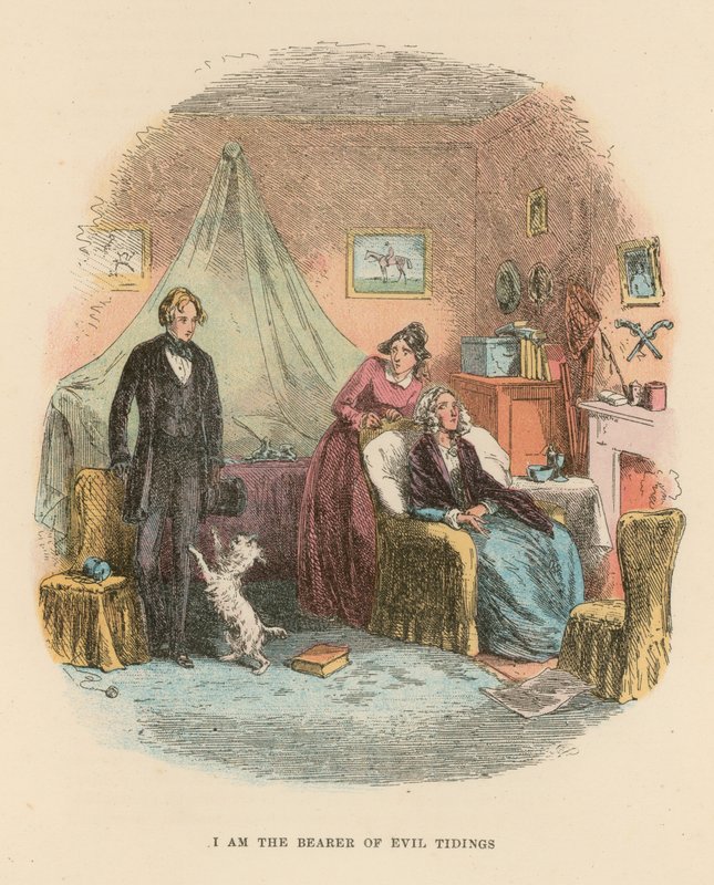 Illustrasjon for David Copperfield av Hablot Knight Browne