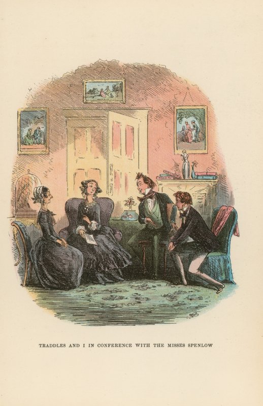 Illustrasjon for David Copperfield av Hablot Knight Browne