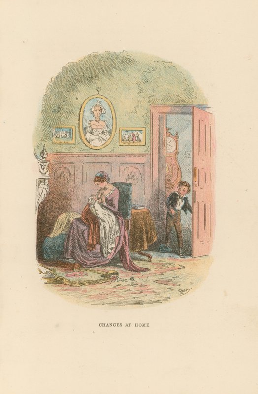 Illustrasjon for David Copperfield av Hablot Knight Browne