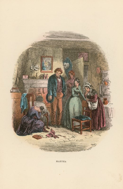 Illustrasjon for David Copperfield av Hablot Knight Browne