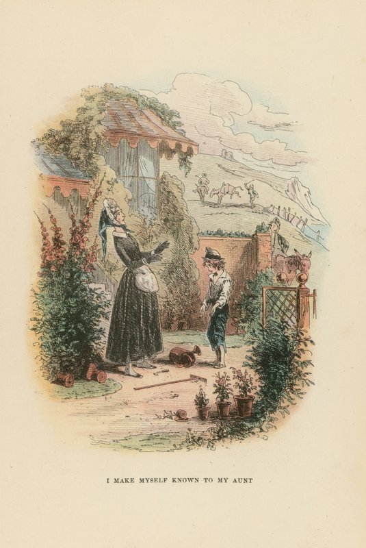 Illustrasjon for David Copperfield av Hablot Knight Browne