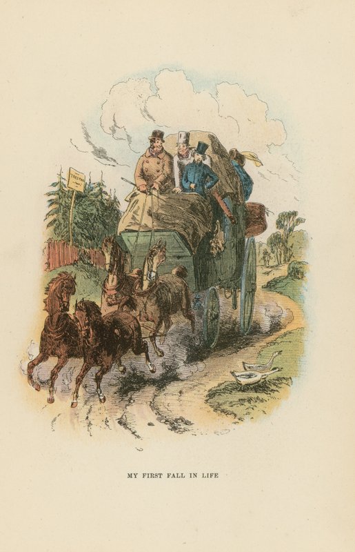Illustrasjon for David Copperfield av Hablot Knight Browne
