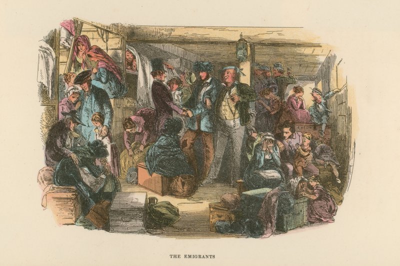 Illustrasjon for David Copperfield av Hablot Knight Browne