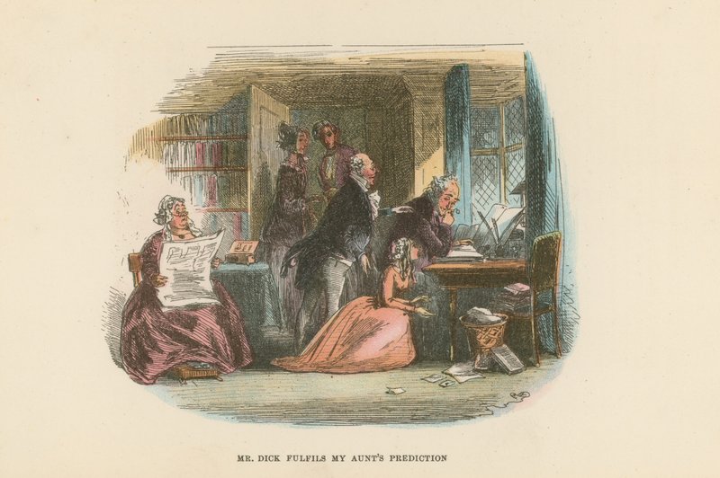 Illustrasjon for David Copperfield av Hablot Knight Browne