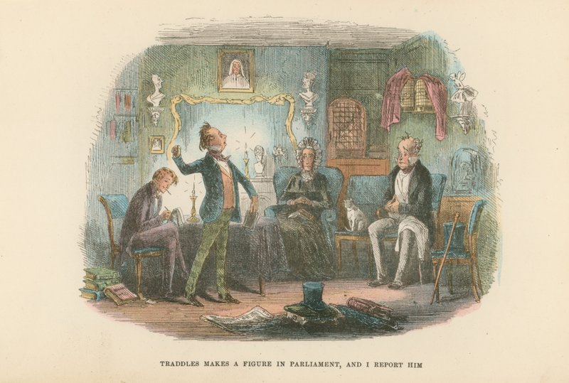 Illustrasjon for David Copperfield av Hablot Knight Browne