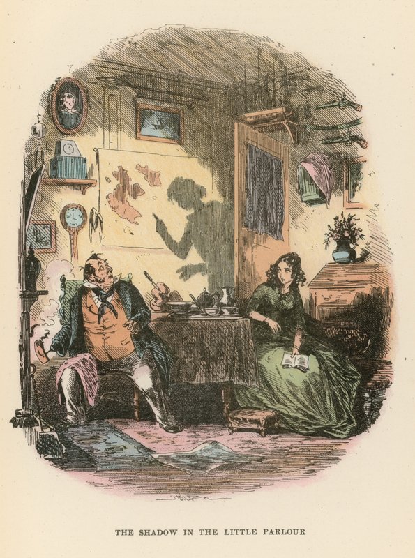 Illustrasjon for Dombey and Son av Hablot Knight Browne